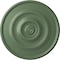Ekena Millwork Traditional Reece Ceiling Medallion (Canopies up to 5 7/8"), 24 3/8"OD x 1 1/8"P, Athenian Green CM24REAGF - alternate 1